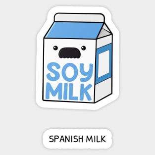 Spanish Milk Sticker